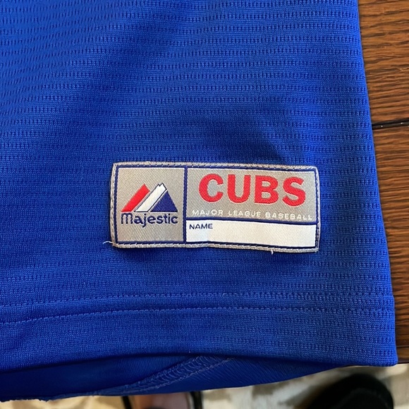 Chicago Cubs Majestic Jersey. Sewn on letters & patch. XL. Like new. - Picture 5 of 8